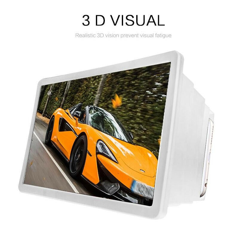 White Mobile Phone Screen Magnifier, Bringing A Wider Viewing Field - 5 - CJ