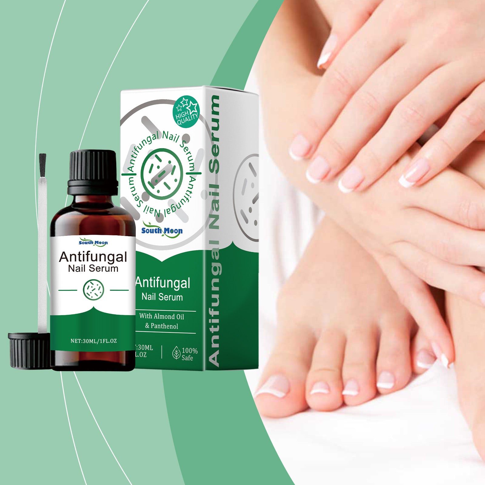 South Moon Nail Care Serum, Soft Nail Cream Brightening Nails Clean Nails Thick Toe Care Nails - 5 - CJ