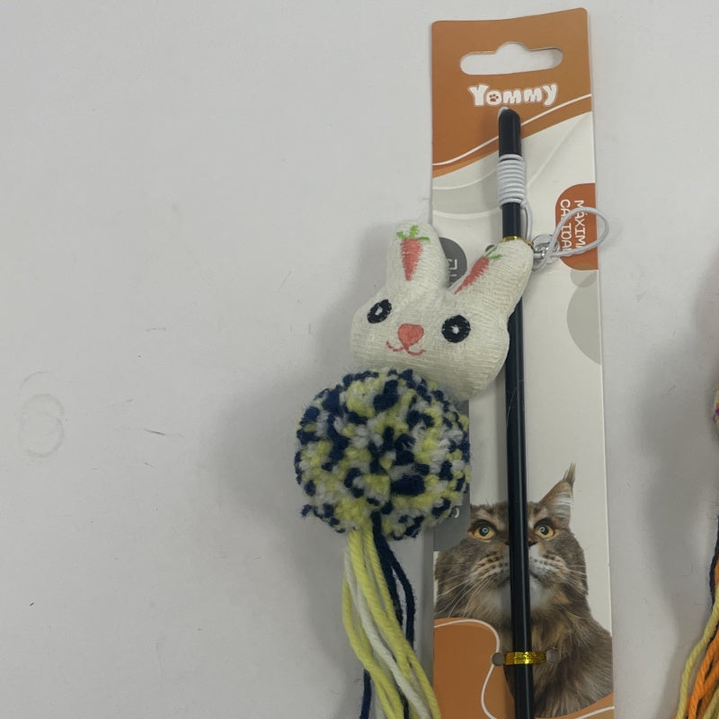 Cartoon Wool Teasing Cat Stick Pole - 5 - CJ
