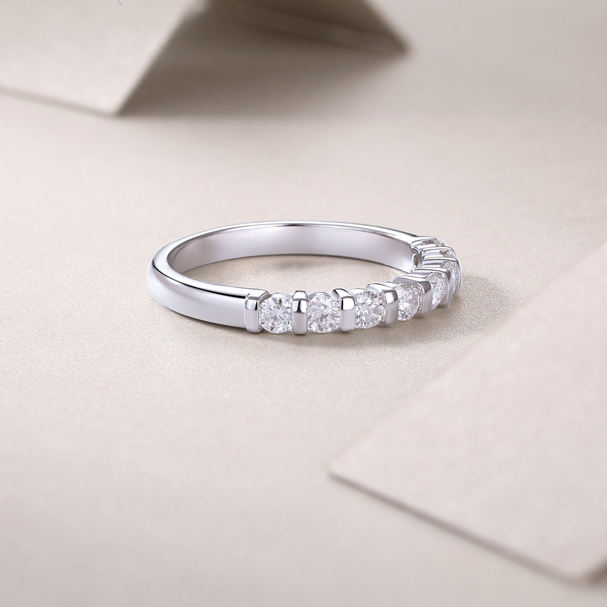 1Luxury Fashion Diamond Ring, Moissanite Silver Ring Prohibit TikTok sales - 5 - CJ