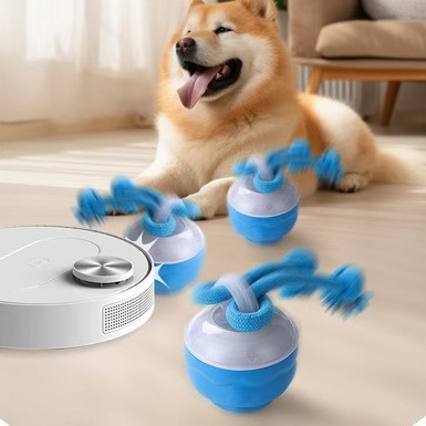 Pet Ball For Dogs Interactive Toys Motion Activate Rolling Ball For Puppy Small Dogs Automatic Moving Toy USB Rechargeable Toy Pet Products - 0 - CJ