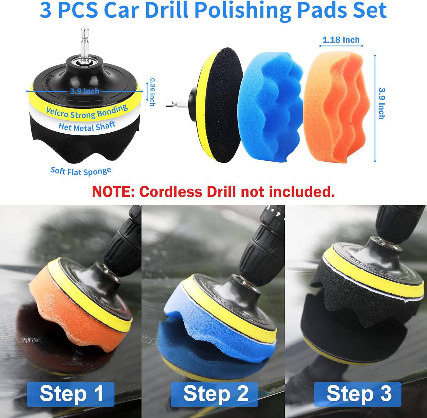 22 Pcs Car - Cleaning - Tool - Set Drill Not Include - 5 - CJ