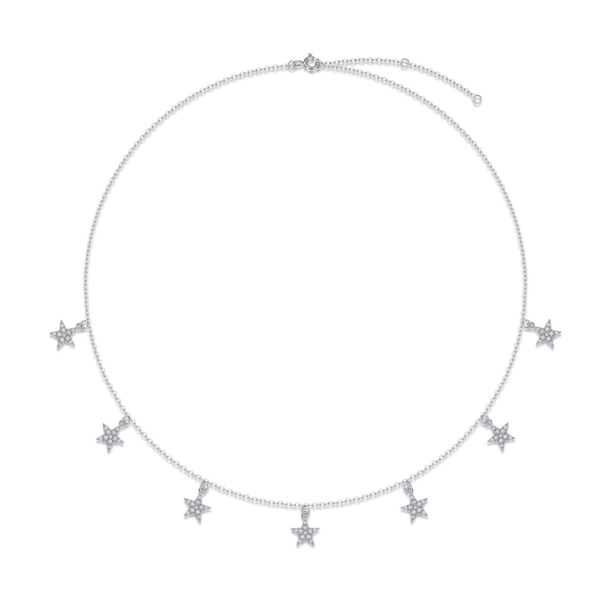 1Star Love - A Fashionable And Luxurious Diamond Jewelry Pendant Set With Moissanite S925 Sterling Silver And Platinum Plating Prohibit TikTok sales - 5 - CJ