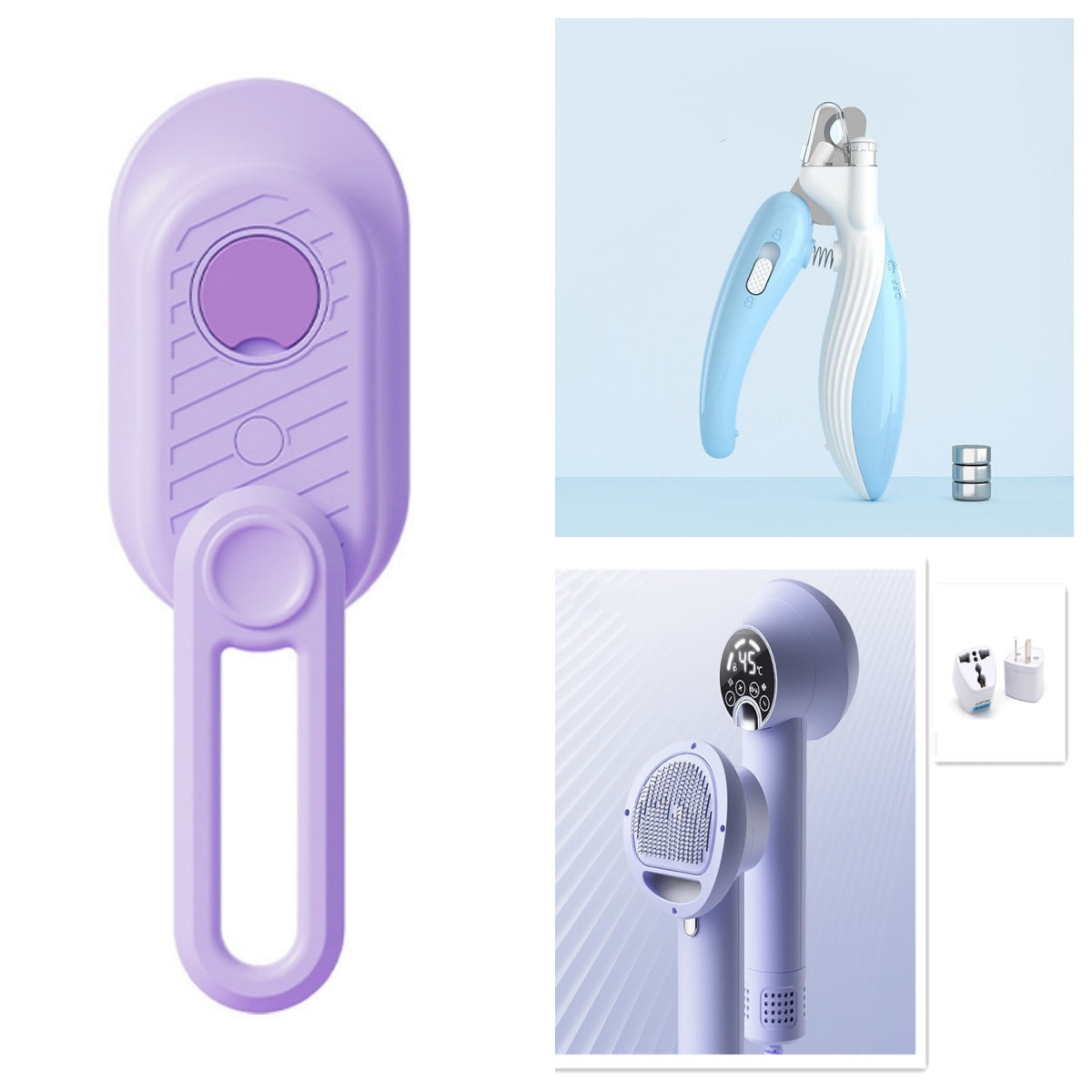 Pet Nail Clippers Dog Nail Clippers Cat Nail Clippers LED Electric Nail Grinder Pet Supplies LED Light Pet Nail Clippers - 0 - CJ
