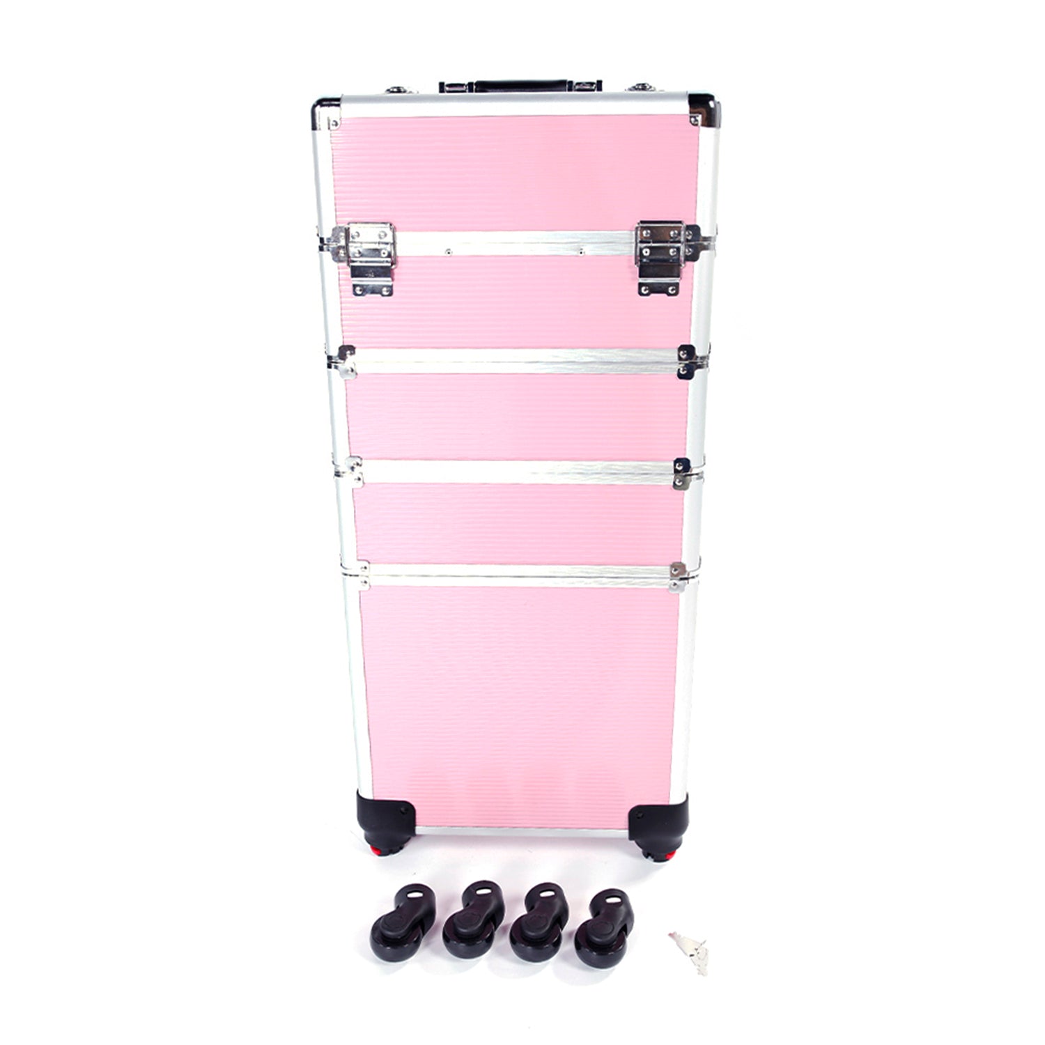 4 - in - 1 Aluminum Alloy, Trolley, Vanity Case, Embroidery Box - 5 - cjdropshipping