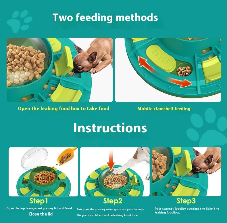 Interactive Dog Puzzle Toy For IQ Improvement And Slow Feeding Suitable For All Sizes Pets Nutritious Diet - Friendly Non - Electric Plastic Pets Game Pet Products - 0 - CJ