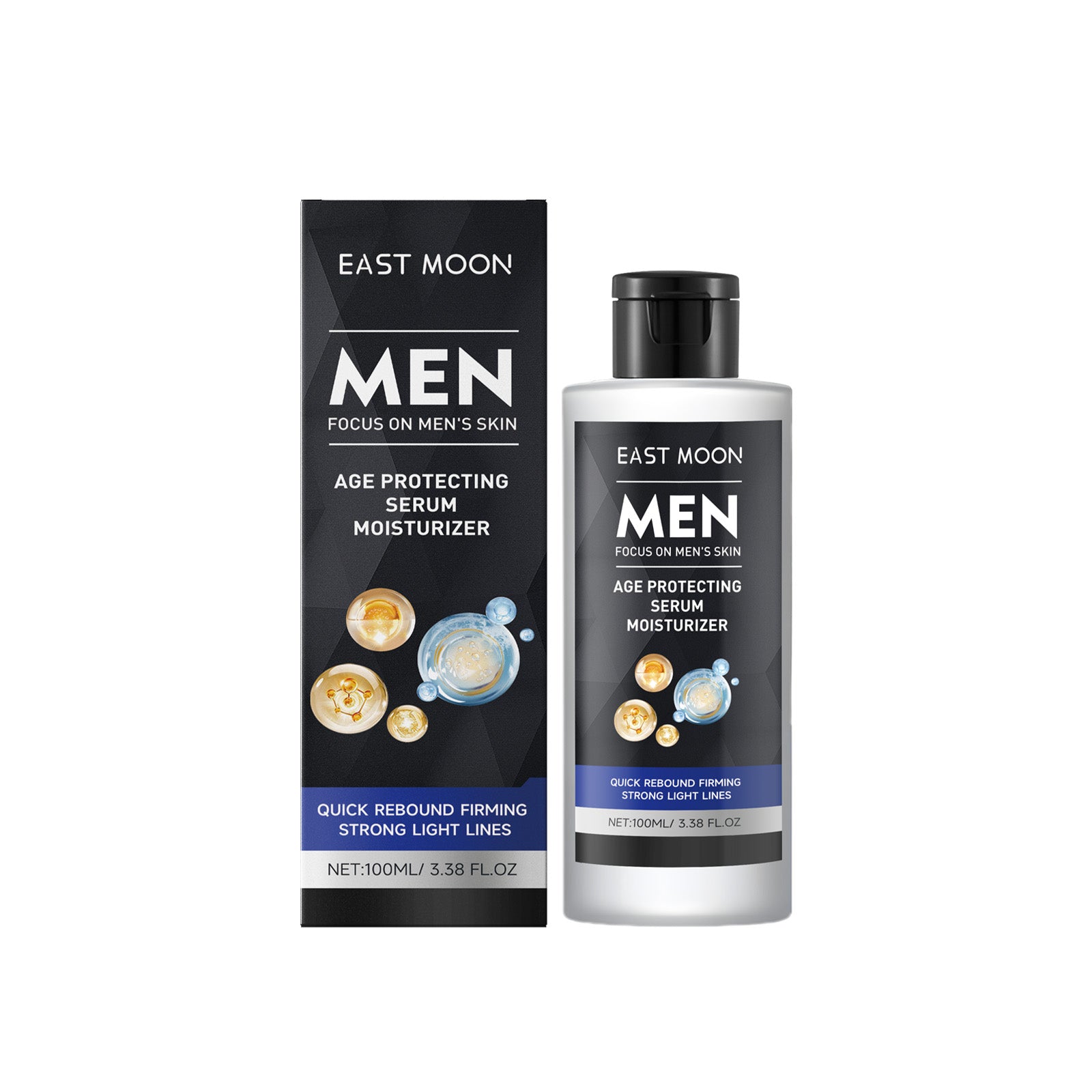 East Moon Men's Face Firming Serum, Lighten Fine Lines, Firming And Hydrating Daily Skin Care - 5 - CJ