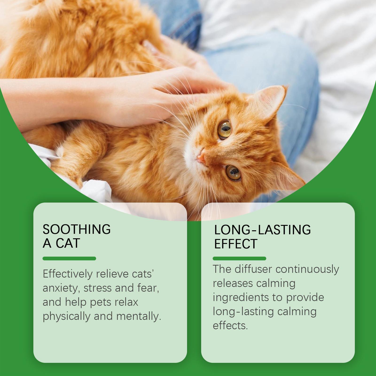 Yegebang Cat Emotional Care Set Pet Cat Soothing Calm Estrus Irritability Mood Noise Reduction Care - 5 - CJ