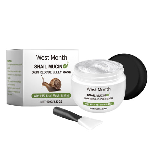 West Month Snail Jelly Mask, Wet Mask Repair Facial Skin Blemishes Moisturizing And Cleaning - 5 - CJ