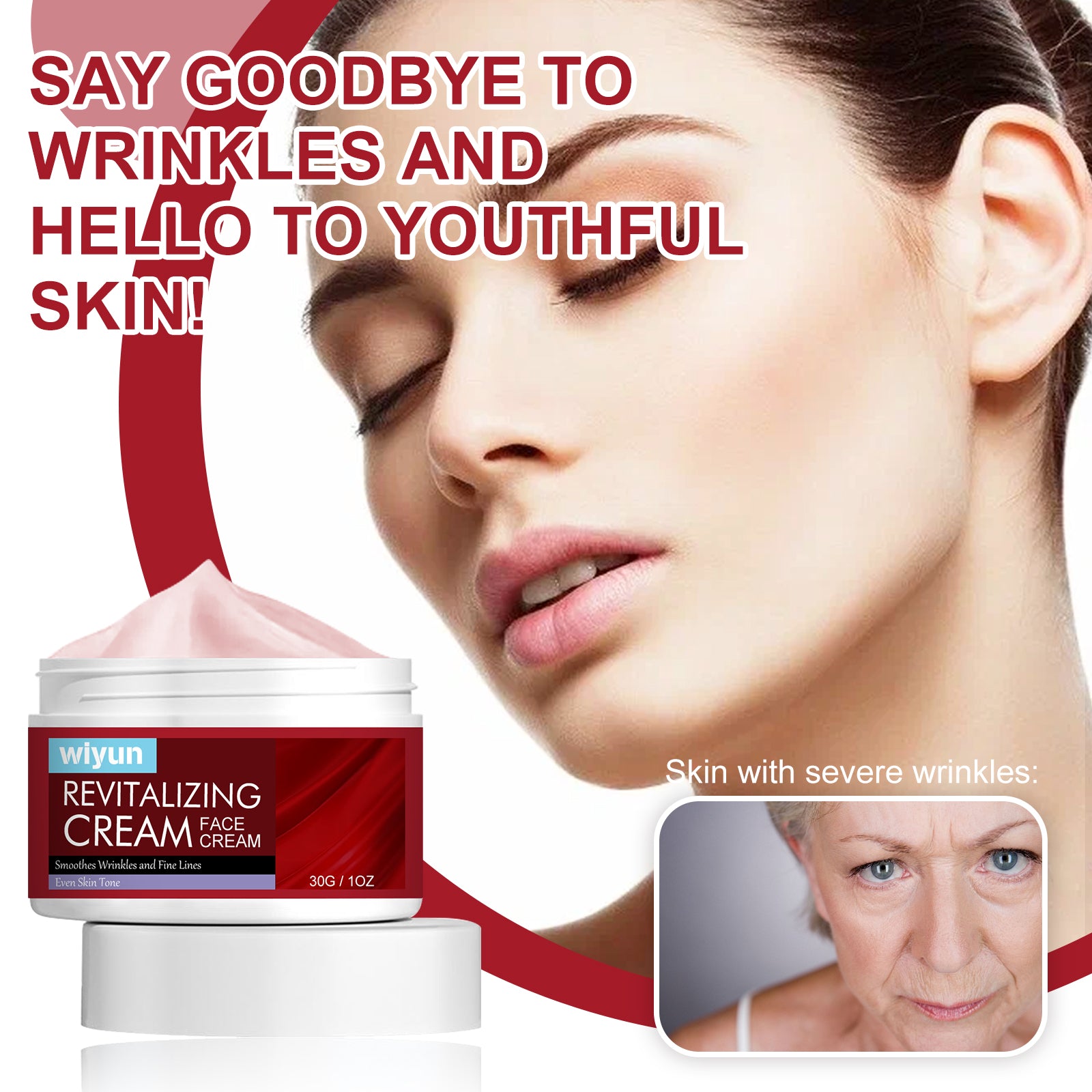 WIYUN Retinol Anti - Wrinkle Cream Reduces Fine Lines And Moisturizes, Firming, Brightening Skin Anti - Aging Cream - 5 - CJ