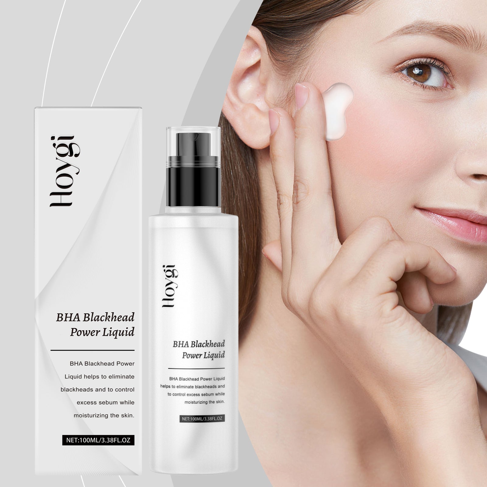 Hoygi Salicylic Acid Exfoliating Essence Moisturizes Facial Skin Pores, Hydrates And Nourifies - 5 - CJ