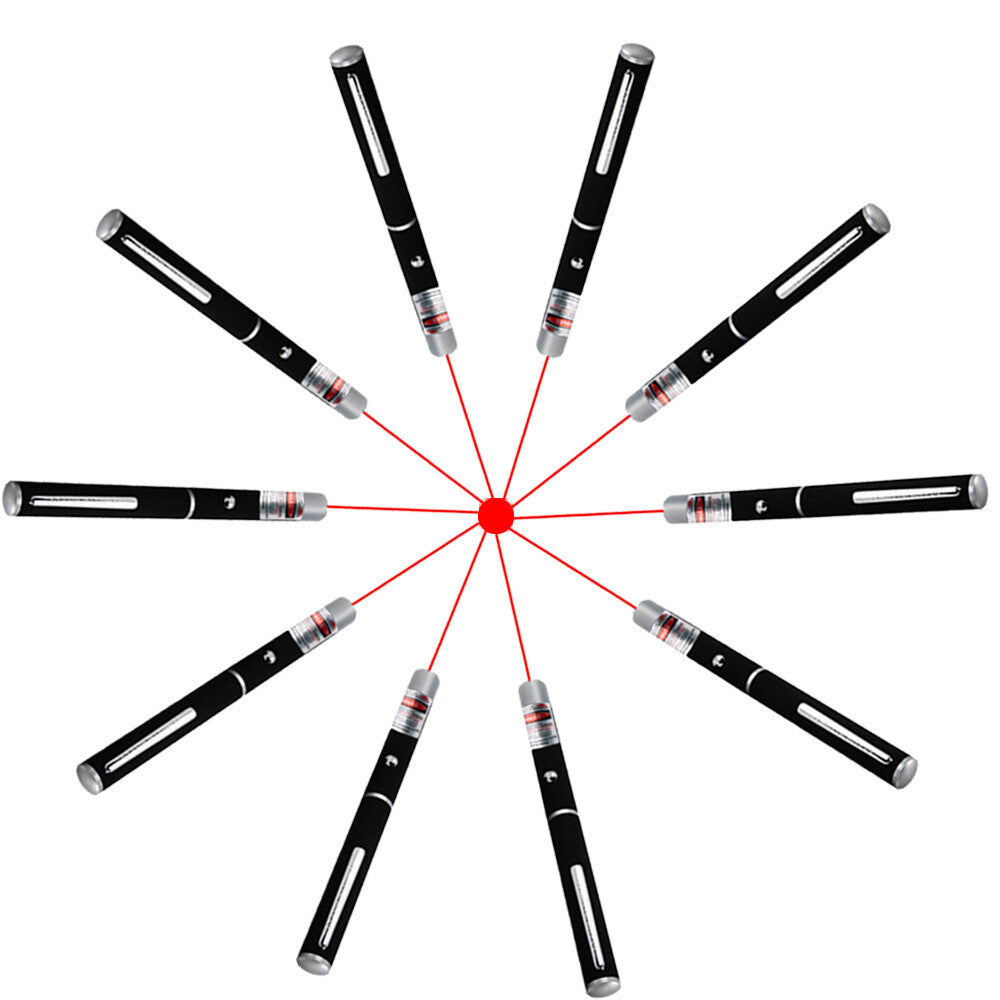 650nm Red Laser Pointer Pen Light Visible Single Beam AAA Lazer Torch 10PCS 9900 Miles Mini Small Teaching Pen Light Pet Toys - 5 - CJ