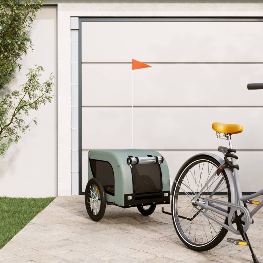 bicycle trailer for dogs, Oxford fabric and iron, bicycle trailer - 5 - CJ
