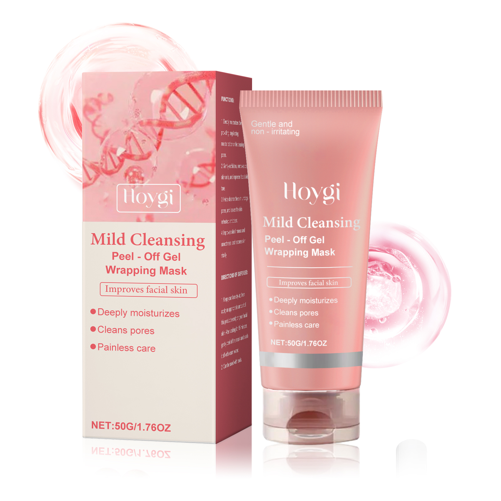 Hoygi Moisturizing Nourishing Peel - Off Mask, Moderate Water Embellish Smooth Firming Skin As Soft Facial Skin Mask - 5 - CJ