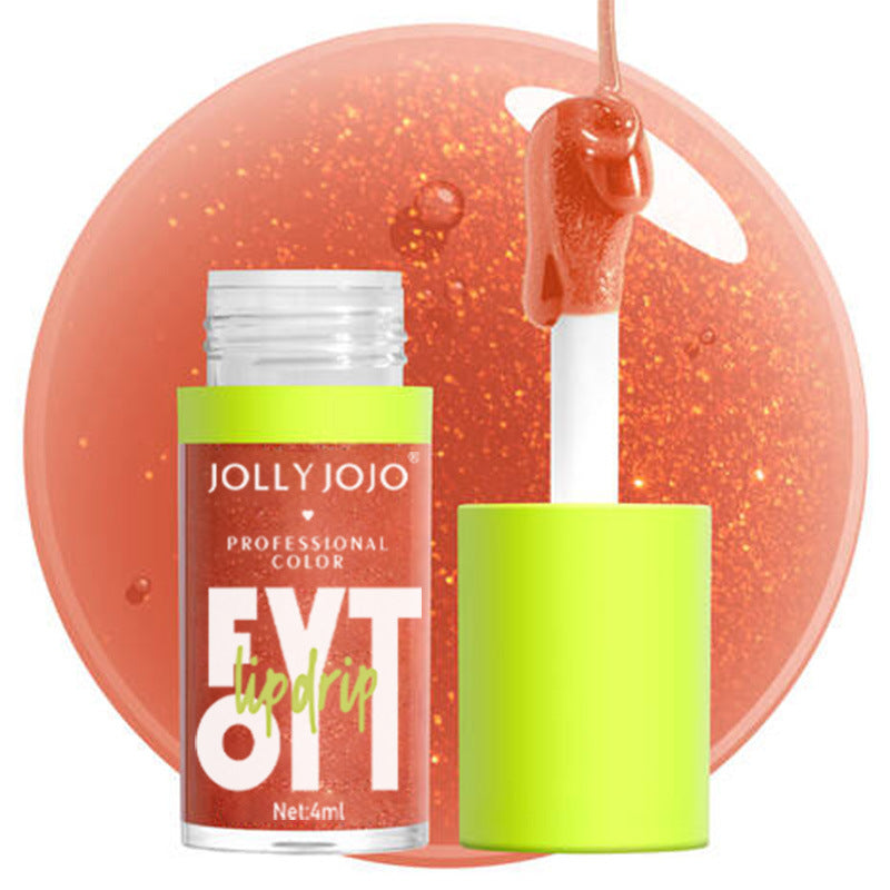 Fruit Flavor Transparent Lip Moisturizing Mirror Gloss - 0 - CJ - 08 Style - CJYD199091008HS