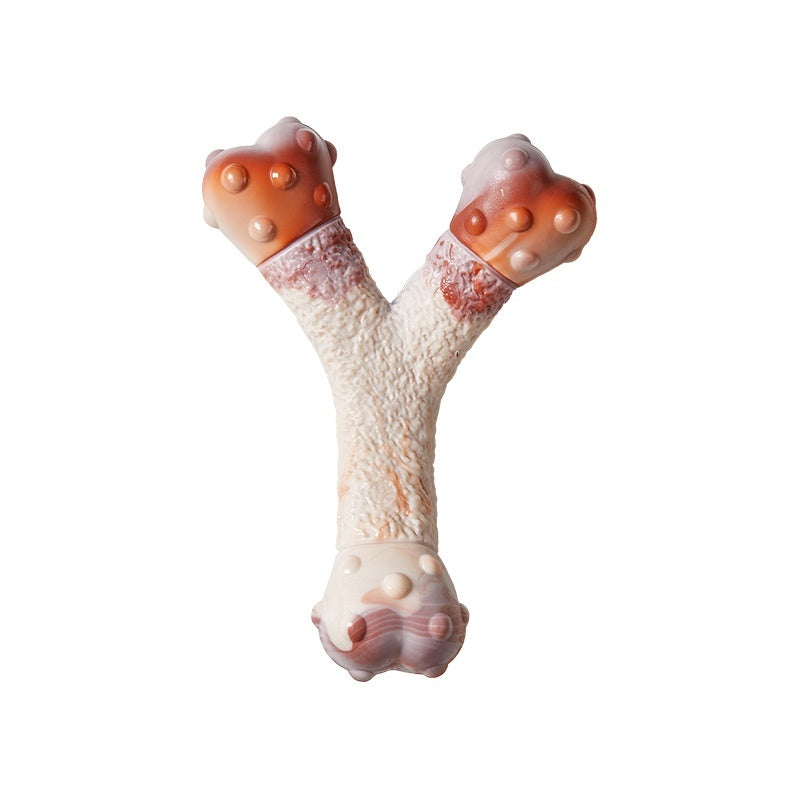 Polka Dot Bone 3 - piece Set Medium Large Chewing Bite - resistant Dog Toy - 0 - CJ