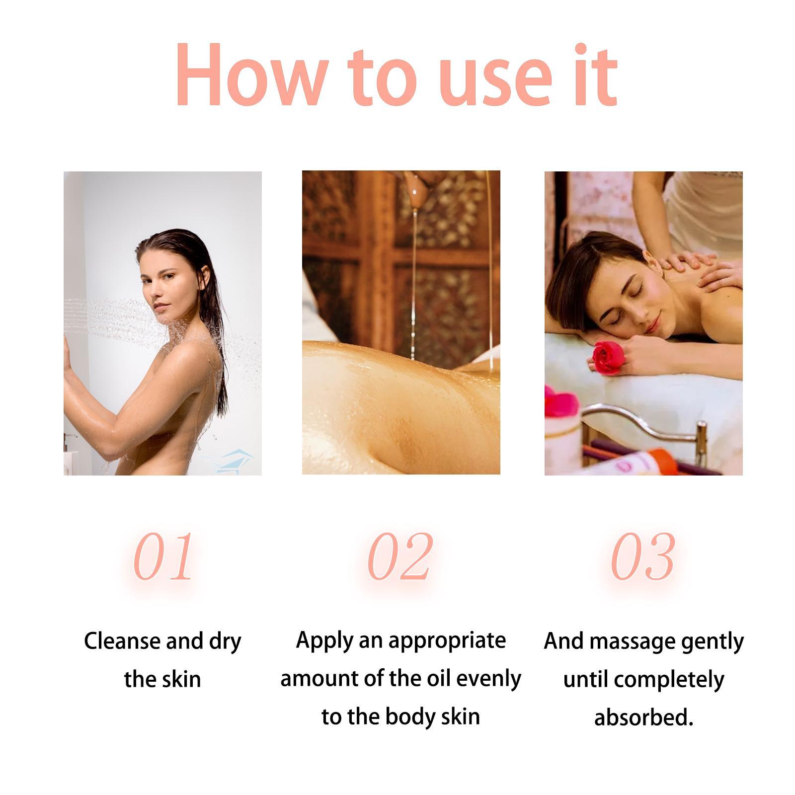 Peach Scented Body Oil Hydrating, Moisturizing, And Firming Massage Oil - 5 - CJ