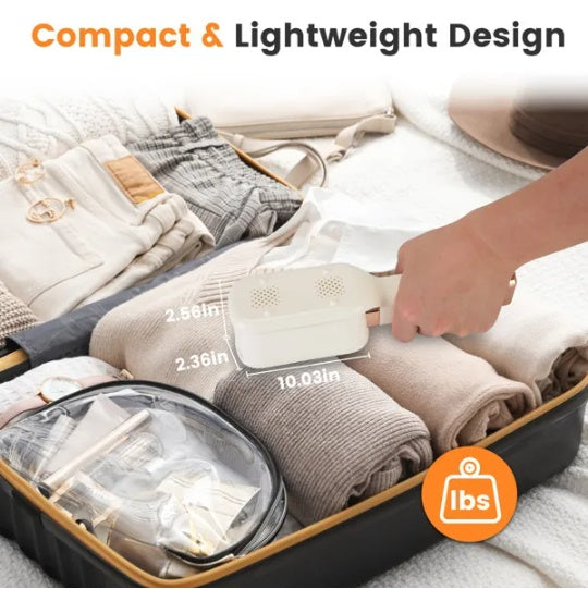 3 In 1 Travel Steamer For Clothes, 1000W Handheld Garment Steamer With 180 Rotating Head - Flat Iron, Hanging & Clip Steamer, Dry Wet Ironing, 20OZ Leak - Proof Tank, Lightweight For Travel Home - 5 - CJ