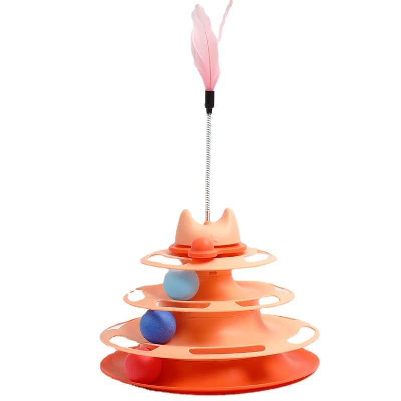 Cat Toy Self - Entertainment Cat Turntable Ball - 0 - CJ