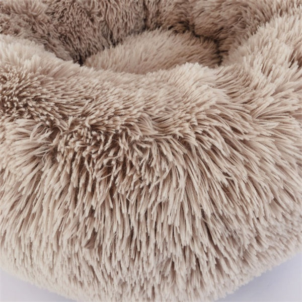 Round Long Hairy Autumn And Winter Nest Pad Cat Mattress - 0 - CJ