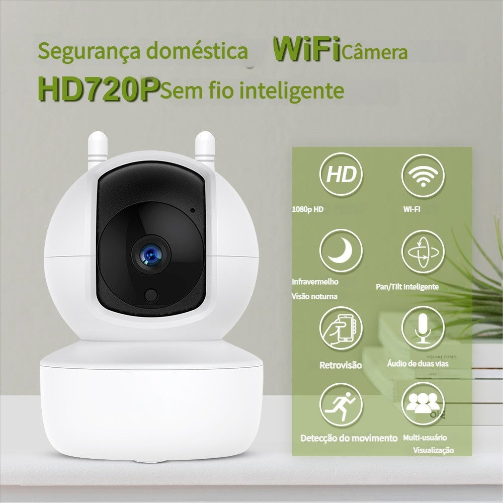 Yoosee Panoramic IP Security Camera Lamp Wifi 1080p Spy Camera White - 5 - CJ