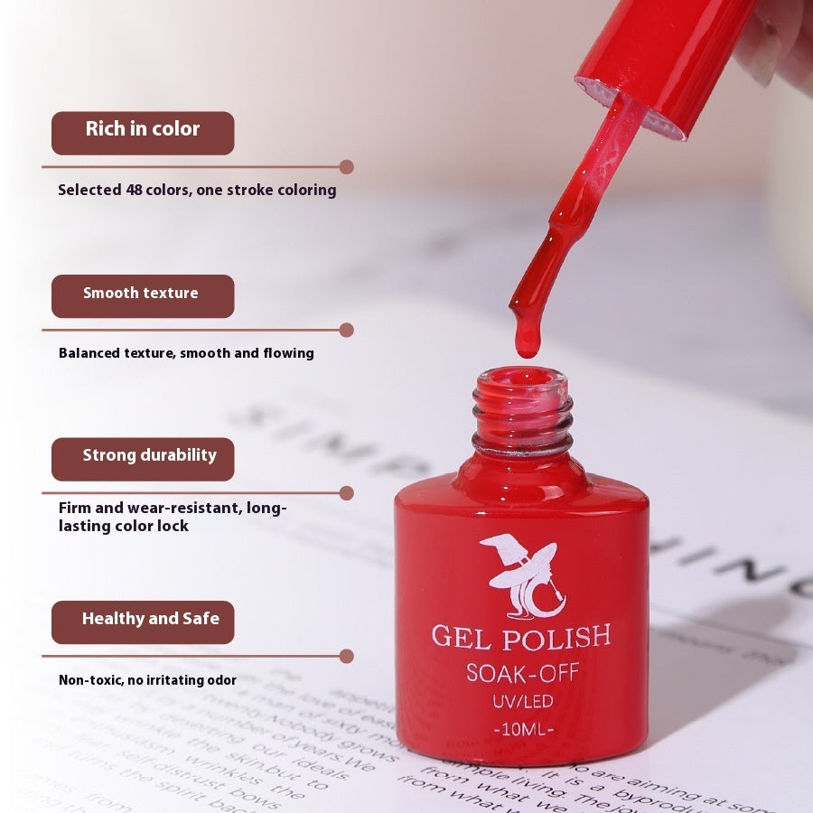 48 Color UV Phototherapy Plastic Gel Nail Polish Suit - 0 - CJ