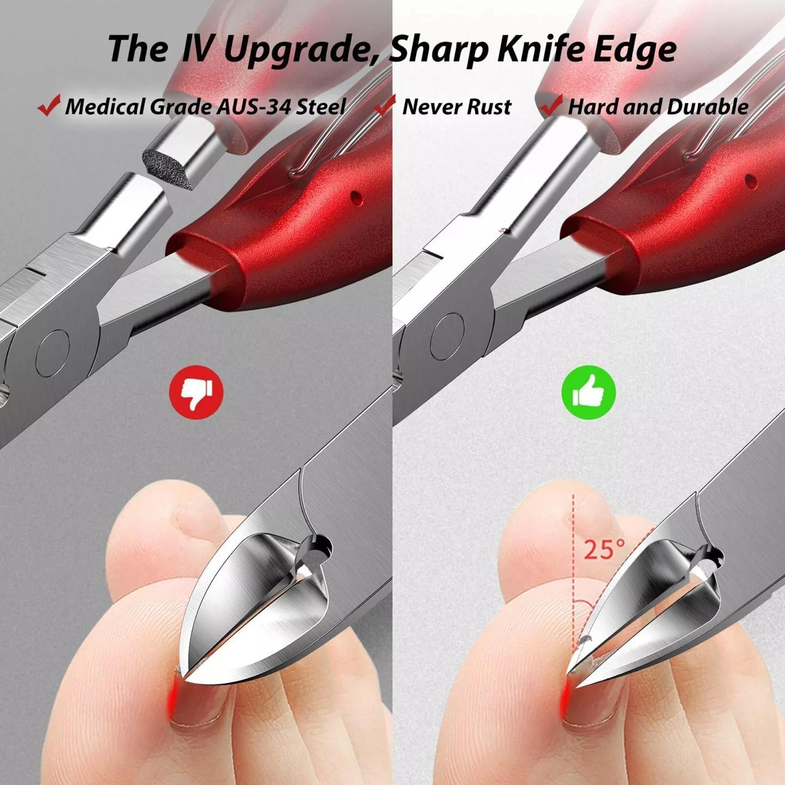 Podiatrist's Special Toenail Clippers For The Elderly With Thick Toenails - 5 - CJ