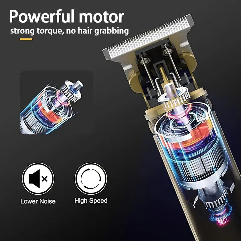 Professional Mens Hair Clippers Shaver Trimmers Machine Cordless Beard Electric - 5 - CJ