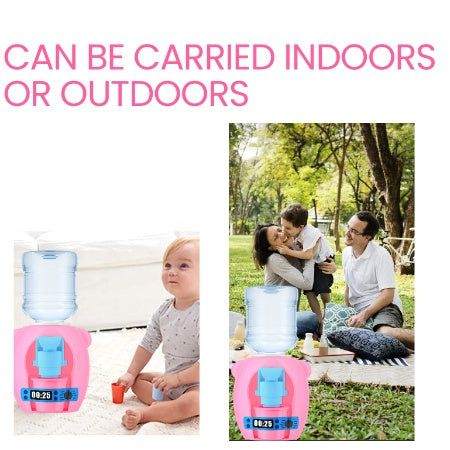 Dowmoo Children's Mini Water Dispenser, Baby Kitchen Toys Mini Fun Every Home Drink Machine Can Water - 5 - CJ
