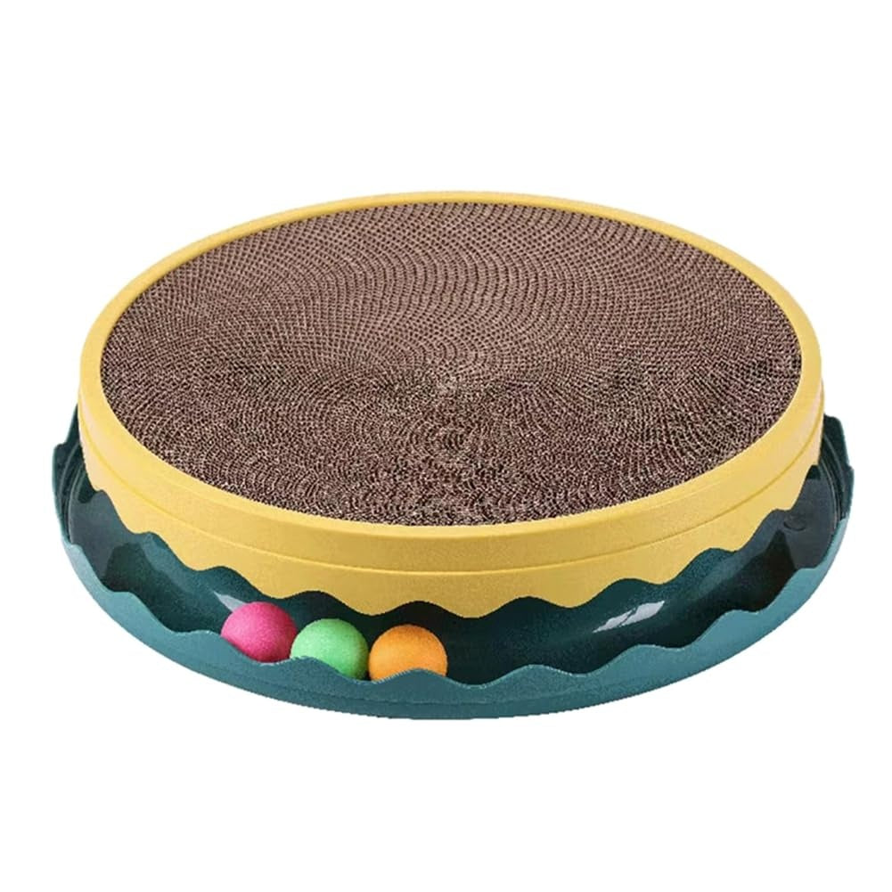 Compass Cat Scratching Post, Cat Scratching Post With Ball, Interactive Training Sports Mouse Toy With Ball, Cat Scratching Post Cat Grapple, Indoor Cat Sports Interaction, Protection Furniture - 5 - CJ
