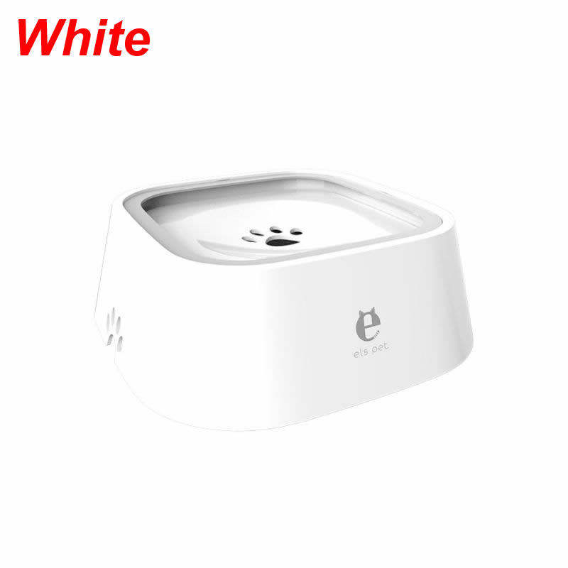 Portable Dog Bowl Pet Floating Bowl Splash - proof - 0 - CJ - White - CJJJCWMY01163 - White