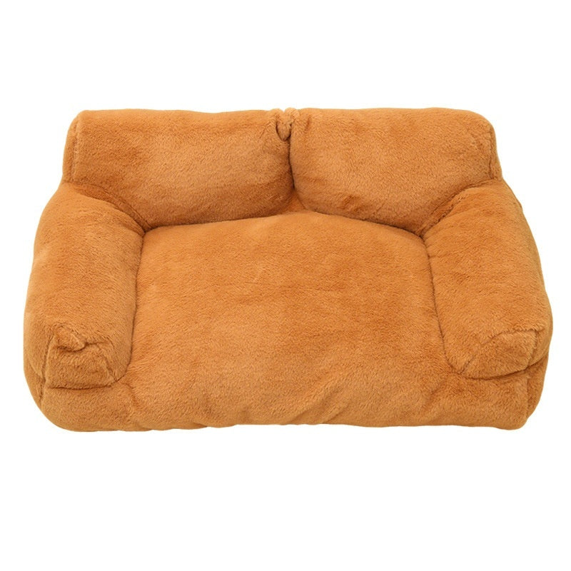 Large Pet Sofa Rabbit Plush Pet Bed - 0 - CJ