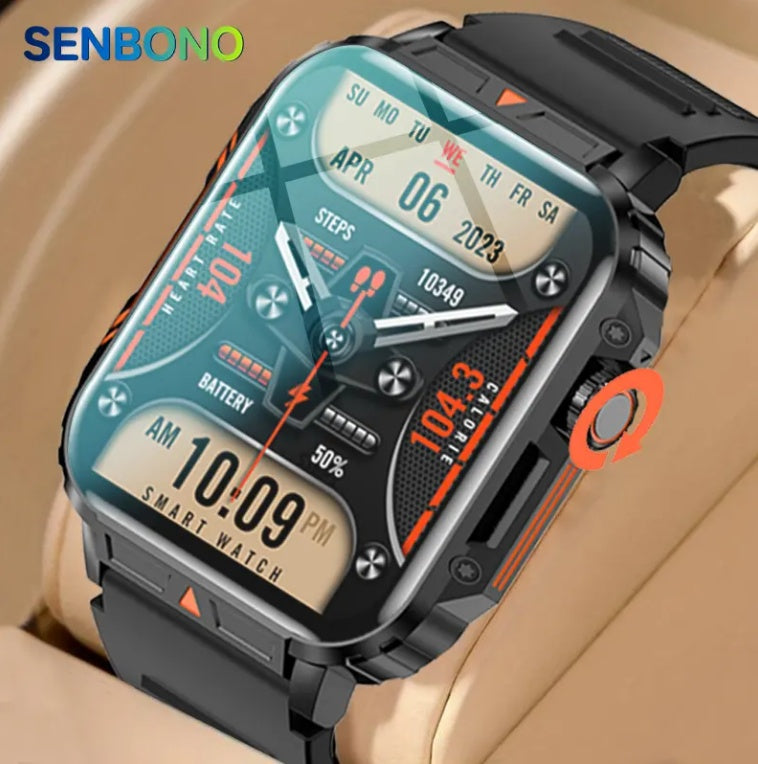 L81 Outdoor Sports Square Smartwatch Answer Call Big Battery Fitness Tracker Waterproof Smartwatch Men For IOS Android - 5 - CJ