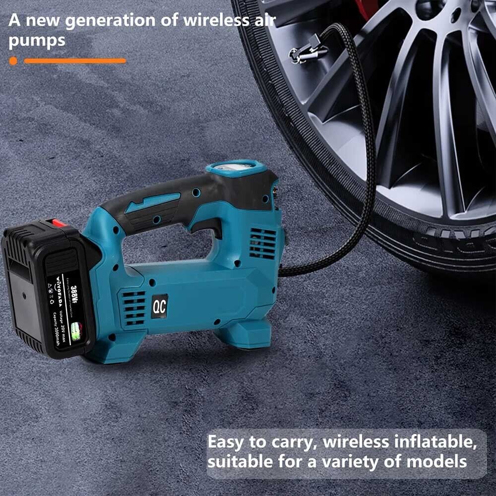 For 18V Cordless Inflator Body Only Car Digital Tyre Air Compressor - 5 - CJ