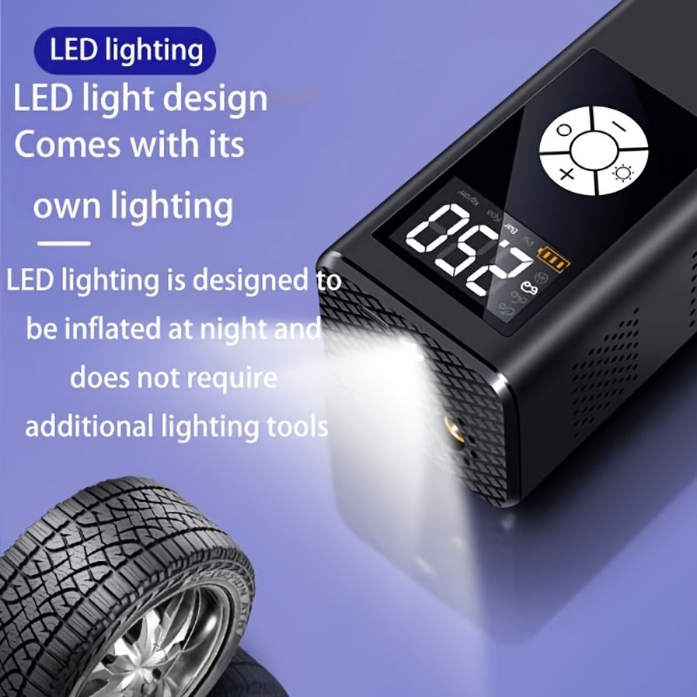 Wireless Car Inflatable High - power Portable Intelligent Digital Display Inflatable Treasure Multi - function Wireless Charging - 5 - CJ