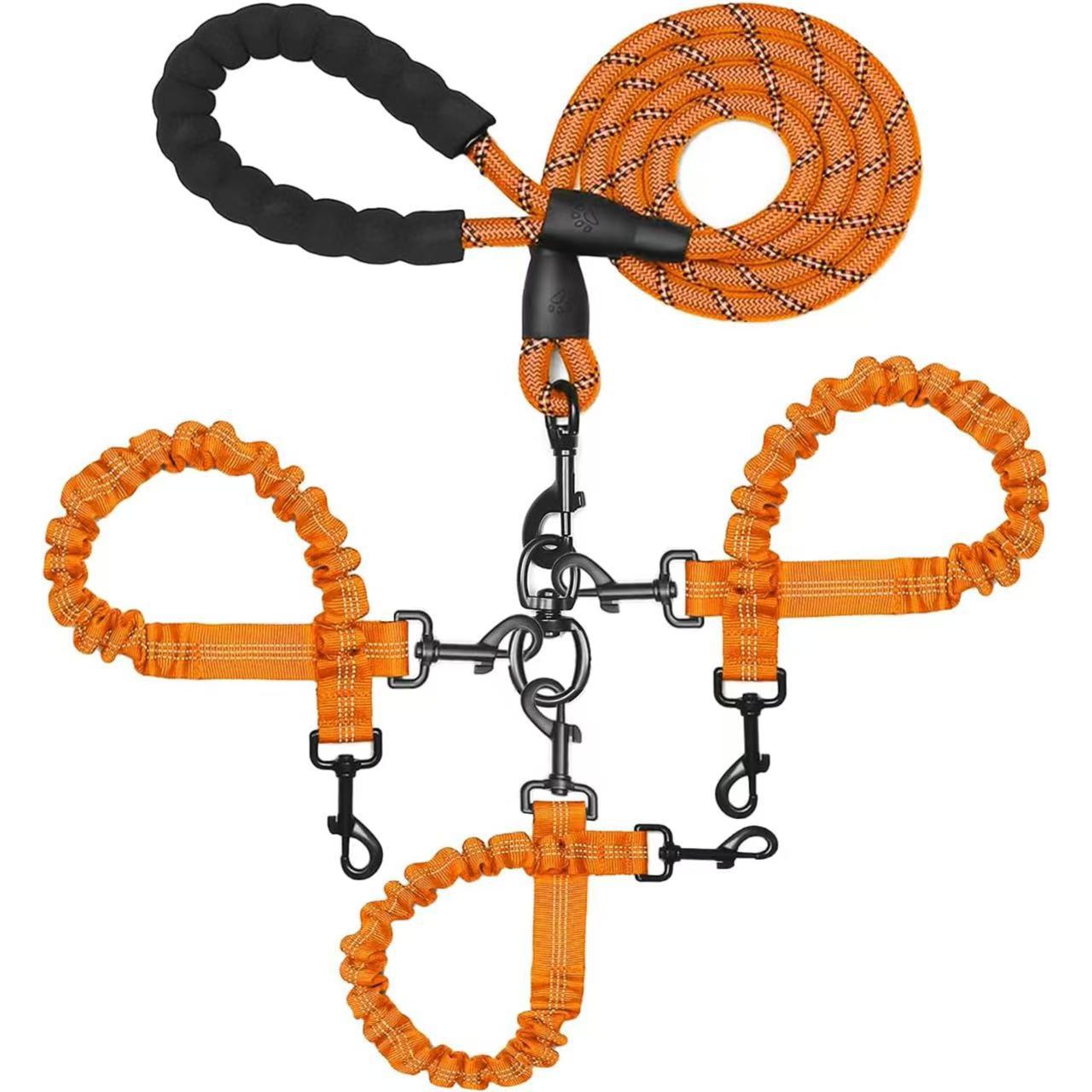 Adjustable High Elasticity Glow - in - the - Dark Anti - Tangle Dog Leash - 0 - CJ
