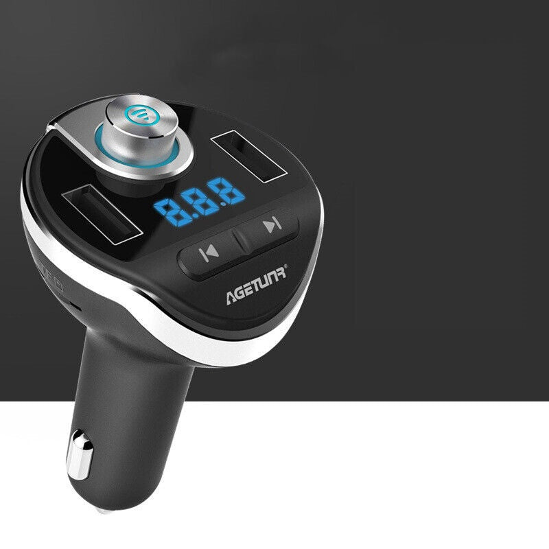 Car Bluetooth T20 Hands - free FM Transmitter MP3 Player Phone Charger - 5 - cjdropshipping