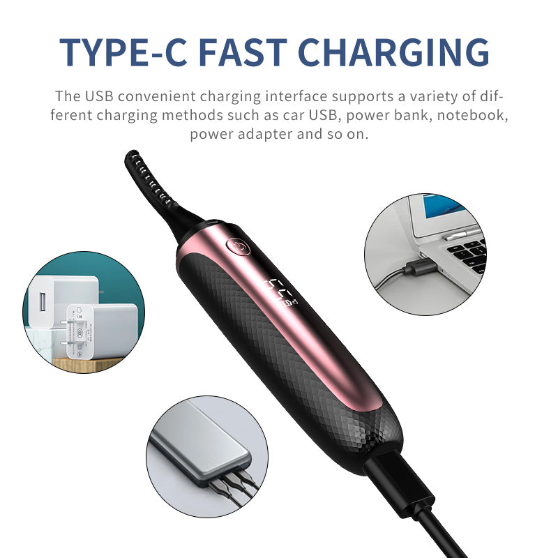 Electric Eyelash Curler - Thin Tip, Thick Base - 5 - CJ