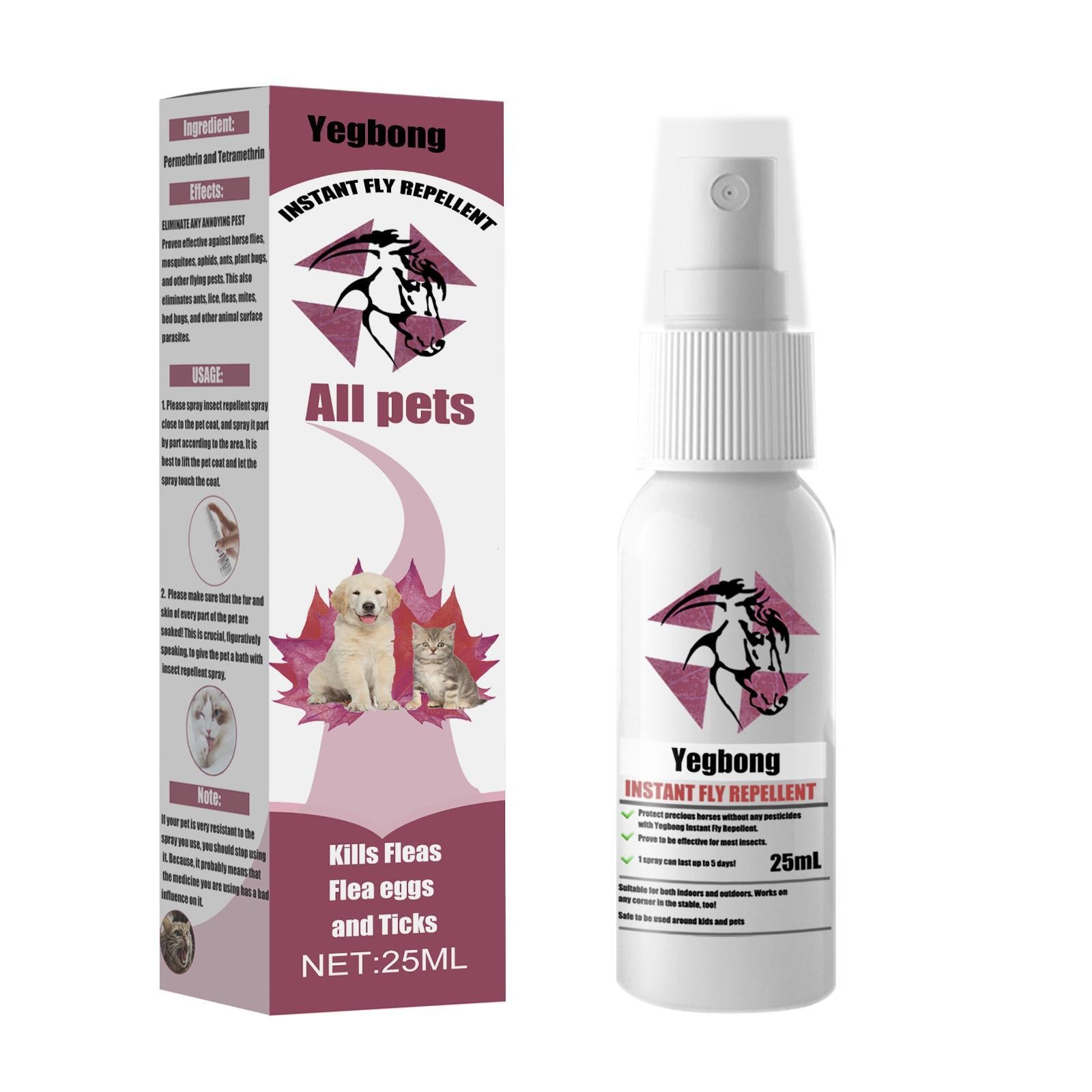 Yegebang Pet Deworming, Flea And Tick Removal, Itching Spray For Cats And Dogs - 5 - CJ
