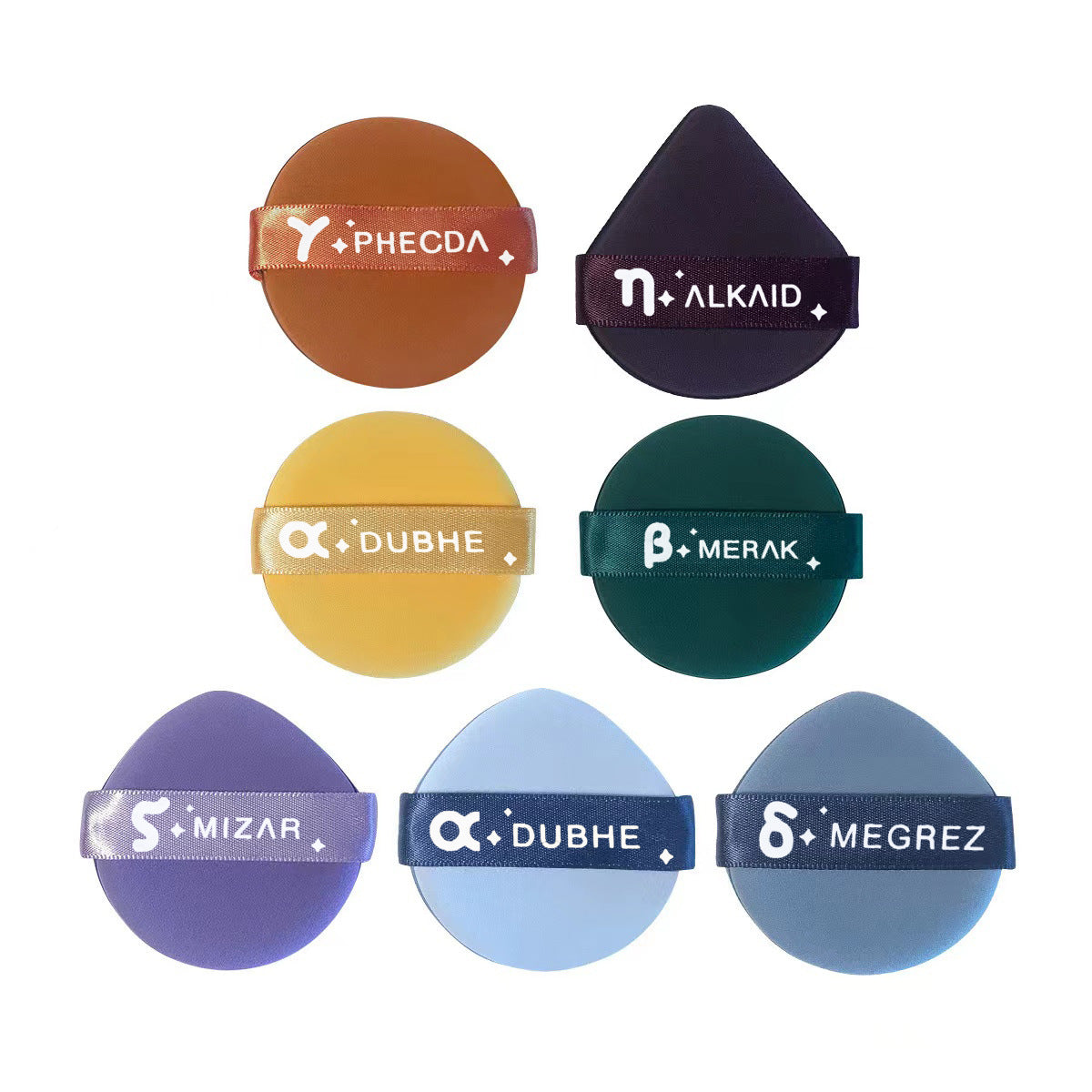 Seven - Star Makeup Puff 7 - Pack - 5 - CJ