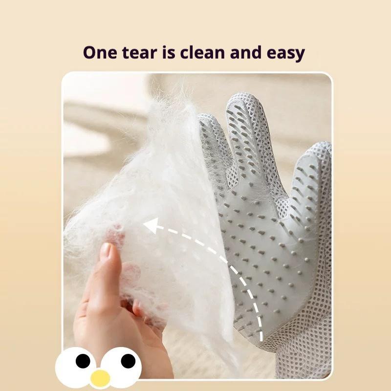 2 - in - 1 Pet Grooming Gloves & Brushes For Cats And Dogs High - Efficiency Hair Removal & Massage GlovesDouble - Sided Hair RemovalAnti - Scratch & Bite ProtectionCleaning & Grooming - 5 - CJ