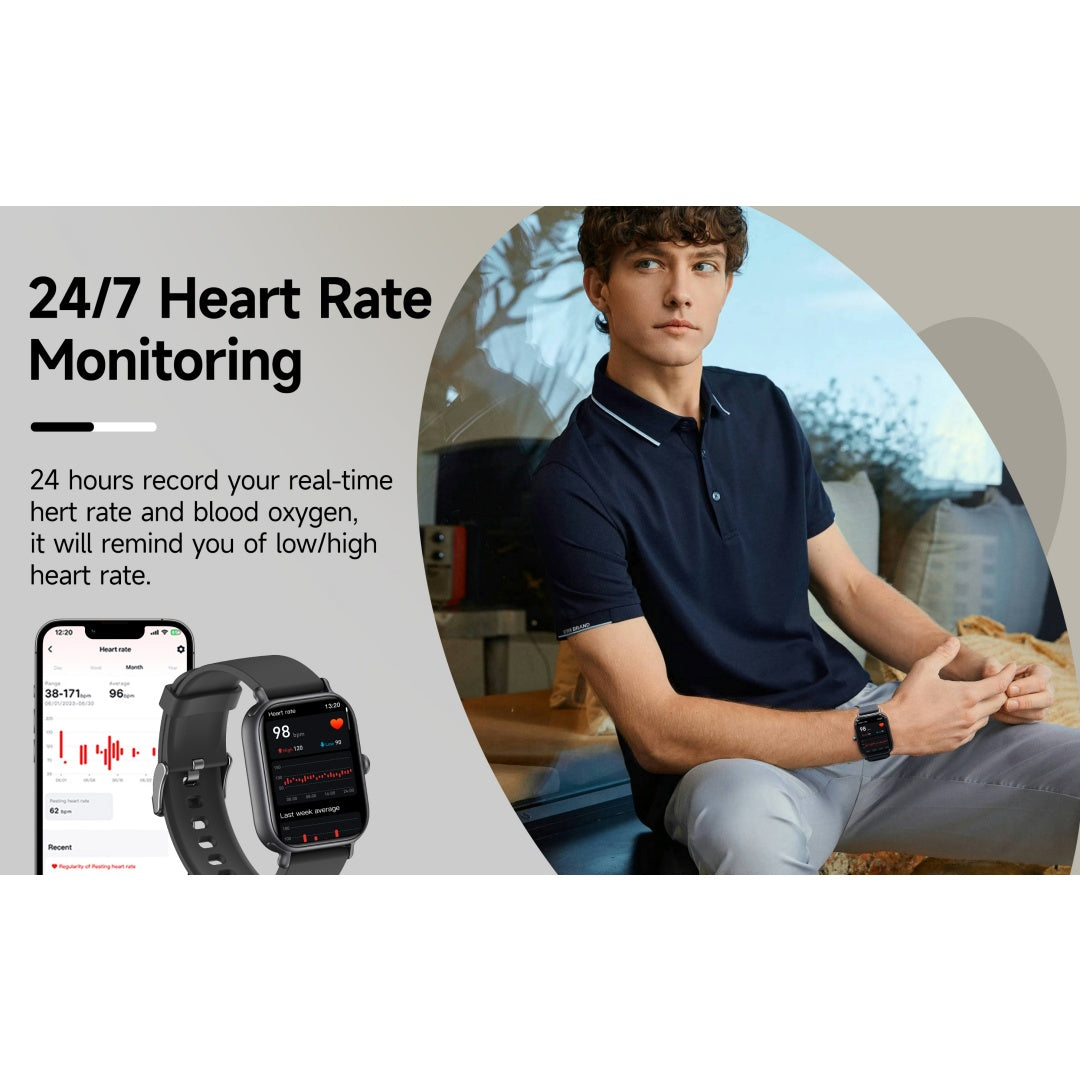 New 2.0 - inch Smart Watch With Multiple Sports Modes And Fitness Tracker - 5 - CJ