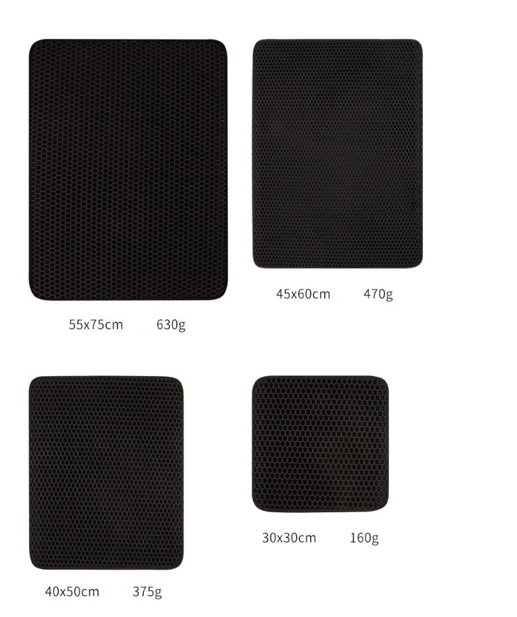 Pet Cat Litter Mat Pet Supplies EVA Double Cat Litter Mat - 0 - CJ