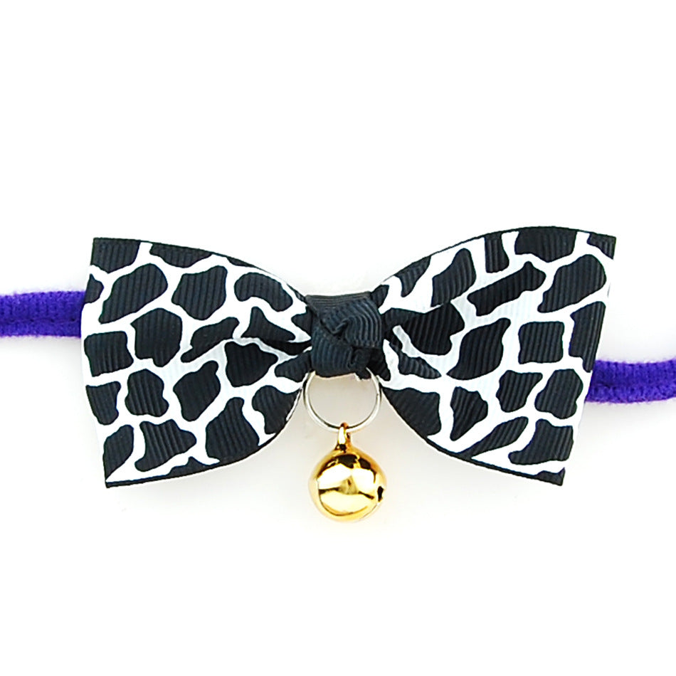 Pet accessories pet bow - 0 - CJ - Black Giraffe - CJJJCWGY02367 - Black Giraffe