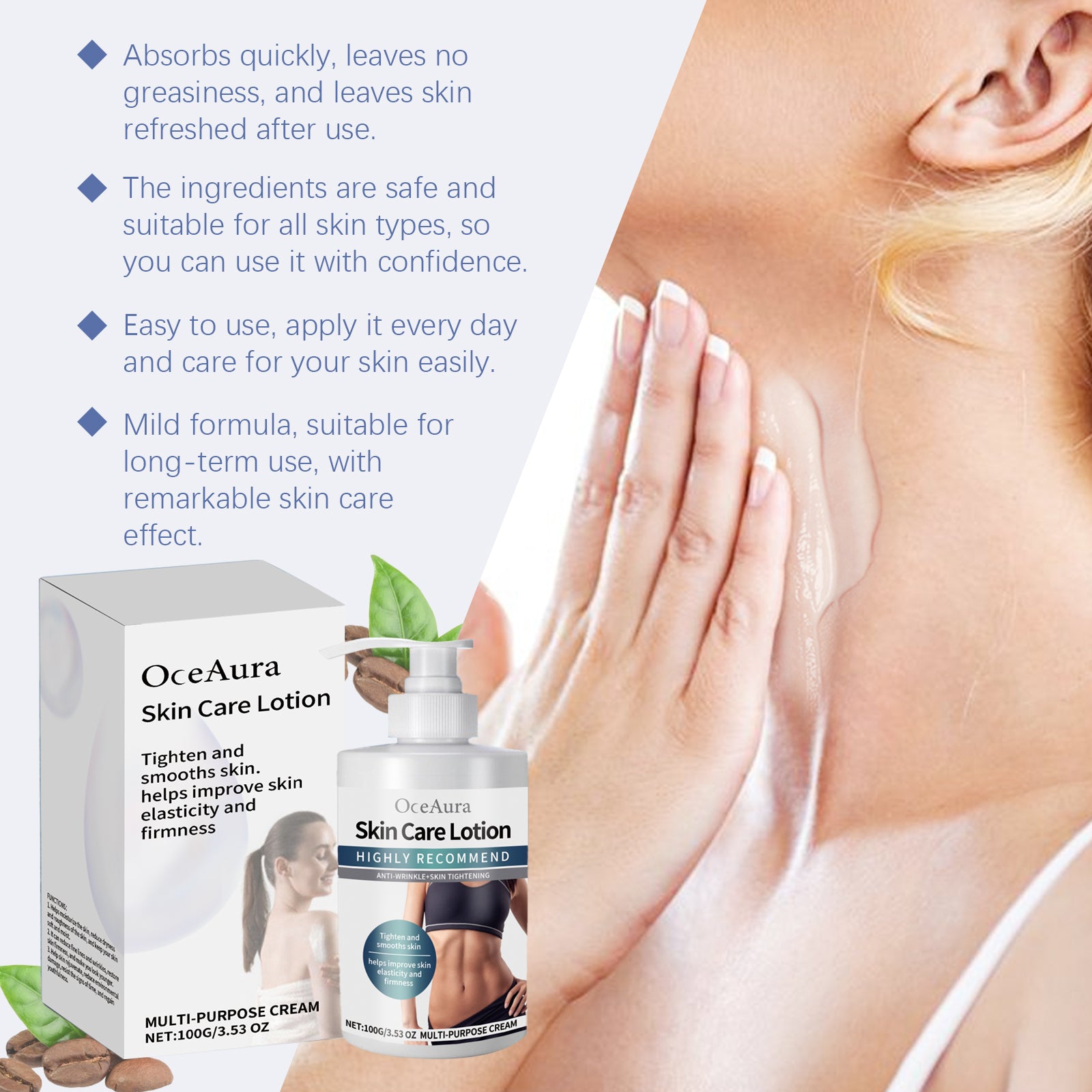 OceAura Anti - Wrinkle Moisturizer Hydrates And Nourishes Skin, Reduces Fine Lines, Tightens, Lifts And Brightens Skin - 5 - CJ