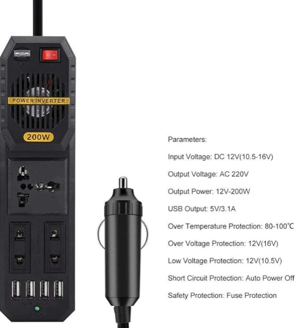 200W Power Inverter - 5 - CJ
