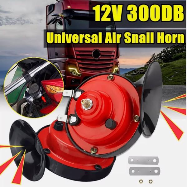 2PC 12V 300DB Super Speaker Train Air Horn Waterproof Motorcycle Car Truck SUV Boat - 5 - cjdropshipping