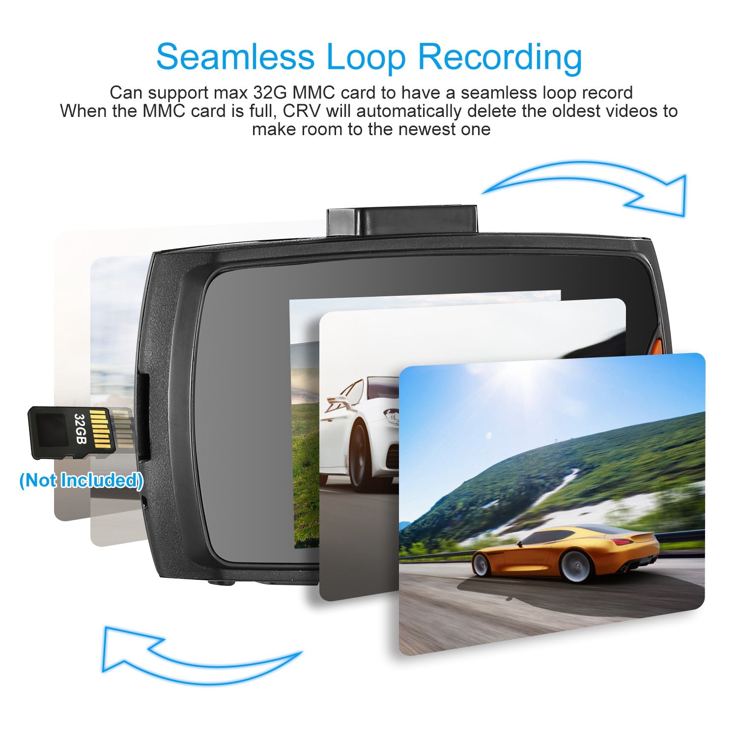 1080P Car DVR Camera Dash Cam Camcorder 90 Degree Angle Loop Recording Night Vison - 5 - cjdropshipping