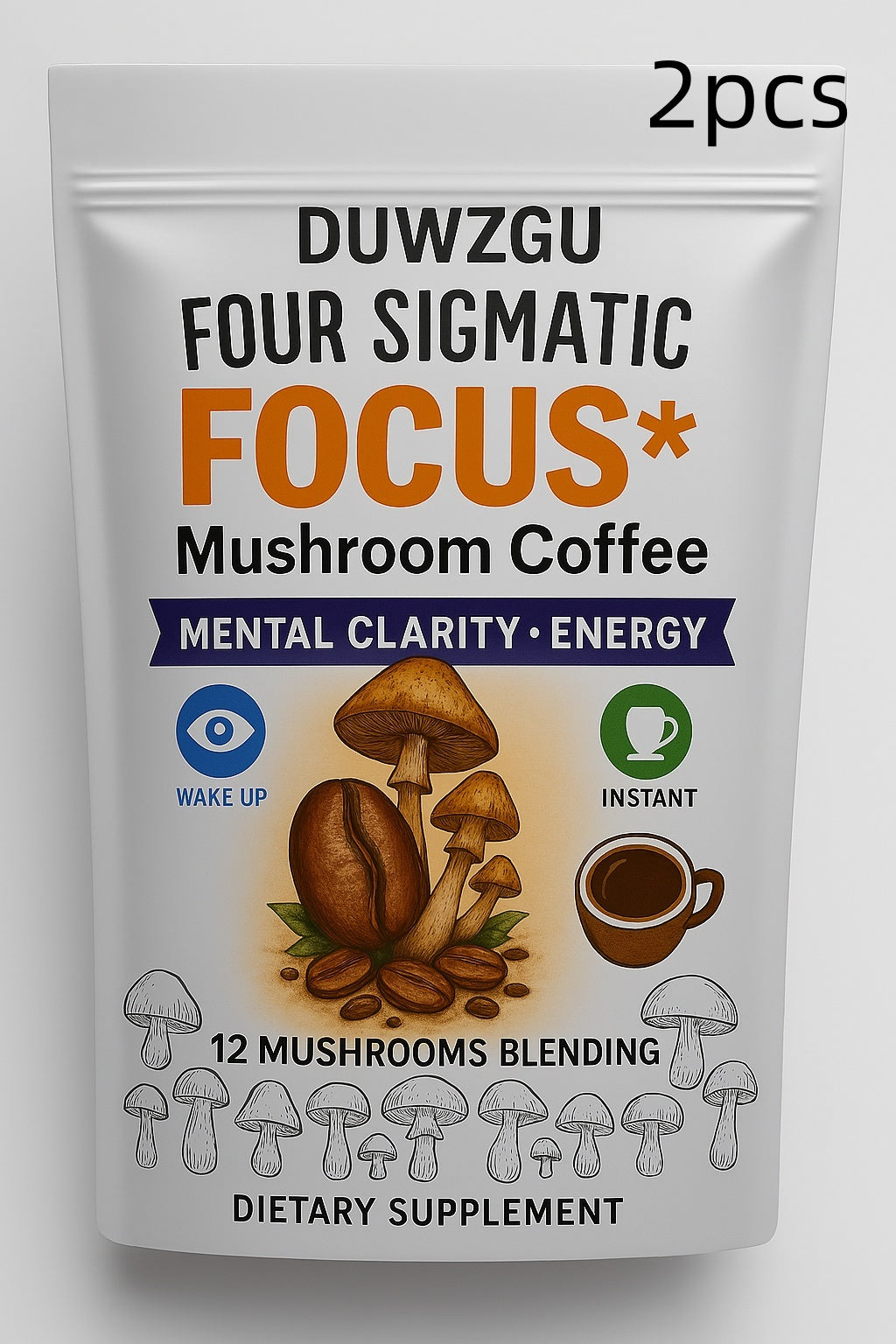 Mushroom Coffee - 4 - CJ - 180g 2pcs - CJMJ234888302BY