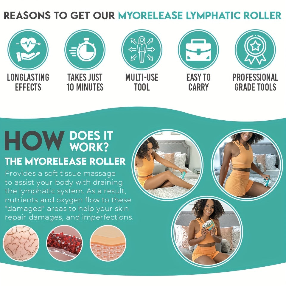 Cellulite Massager Fascia Release And Muscle Massage Roller Mini Trigger Point Deep Tissue Myofascial Release Tool Body Massager For Men And Women - 5 - CJ